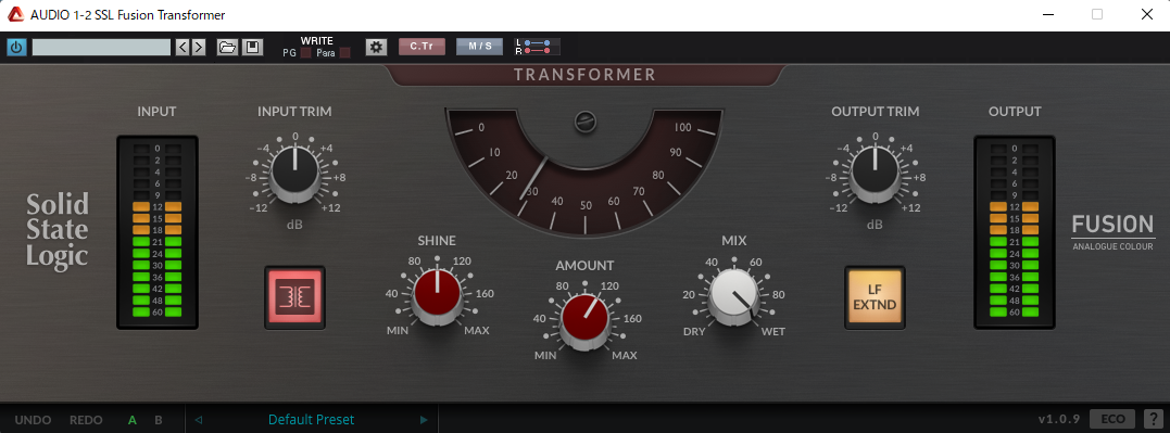 Solid State Logic『SSL Fusion Transformer』SSL Fusion（アウト